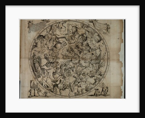 Table of the constellation of the Northern Hemisphere (Firmamentum Sobiescianumsive Uranographia) by Johannes Hevelius