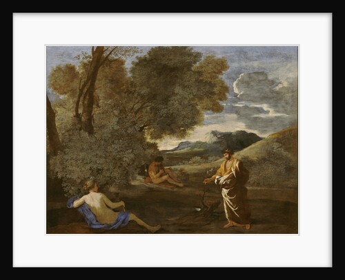 Numa Pompilius and the Nymph Egeria by Nicolas Poussin