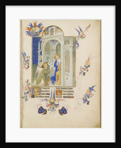 The Annunciation (Les Très Riches Heures du duc de Berry) by Limbourg brothers
