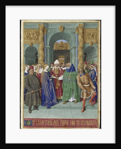 The Marriage of Mary and Joseph (Hours of Étienne Chevalier) by Jean Fouquet