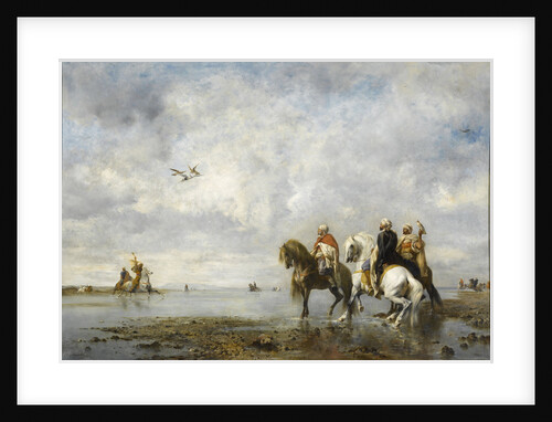 The Heron Hunt by Eugène Fromentin