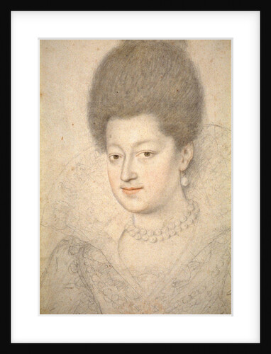 Portrait of Gabrielle dEstrees by Daniel Dumoustier