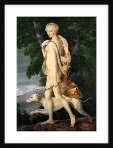 Diana the Huntress by Master of the School of Fontainebleau
