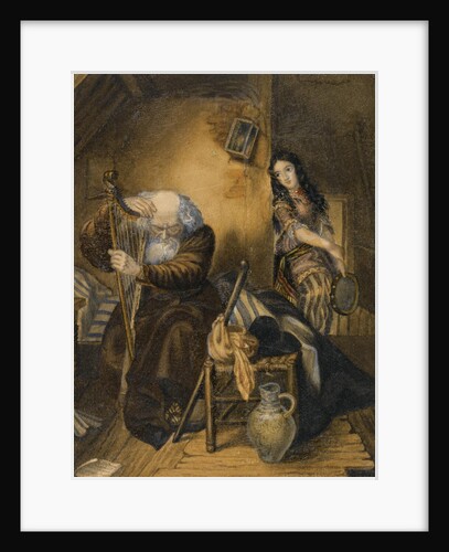 Illustration to the novel Wilhelm Meisters Apprenticeship by Johann Wolfgang von Goethe by Karl Pavlovich Briullov