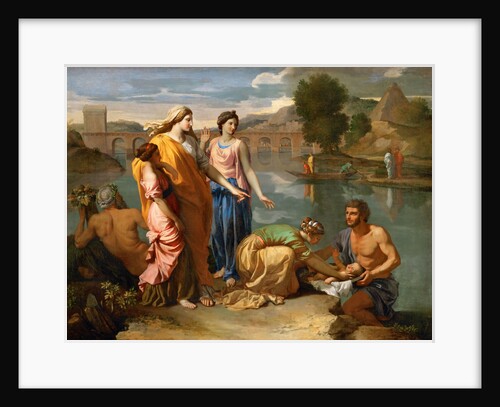 Moses Saved from the Water by Nicolas Poussin