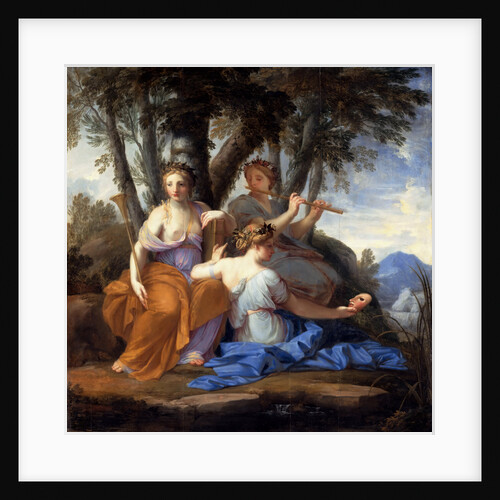 The Muses Clio, Euterpe, and Thalia by Eustache Le Sueur
