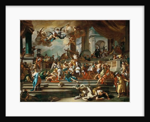 The Expulsion of Heliodorus from the Temple by Francesco Solimena
