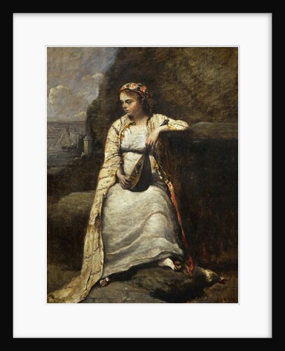 Haydée by Jean-Baptiste Camille Corot