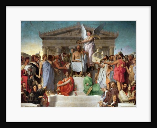 The Apotheosis of Homer by Jean Auguste Dominique Ingres