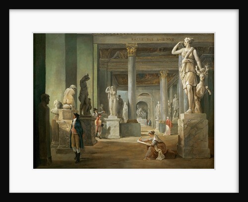 La salle des Saisons au Louvre by Hubert Robert