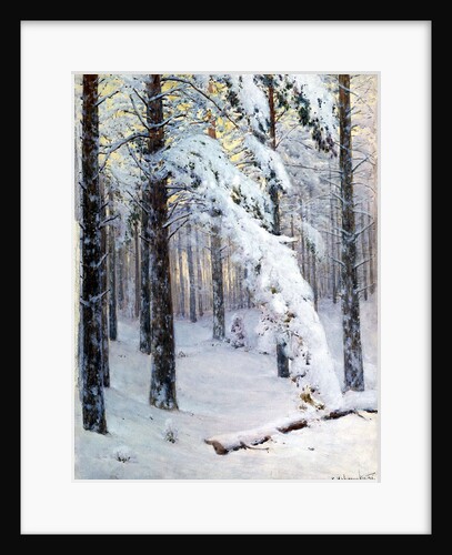 Winter Forest by Konstantin Yakovlevich Kryzhitsky