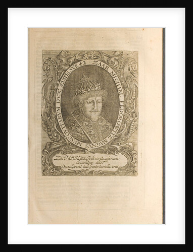 Portrait of the Tsar Michail I Fyodorovic by Christian Lorenzen Rothgiesser