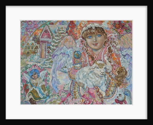 Angel with Lamb of God by Yumi Sugai
