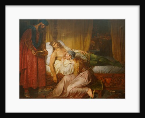 The sacrifice of Sibylla of Jerusalem by Félix Auvray