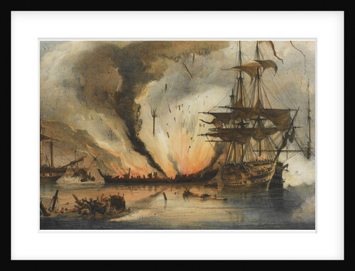 The Naval Battle of Navarino on 20 October 1827 by George Philip Reinagle