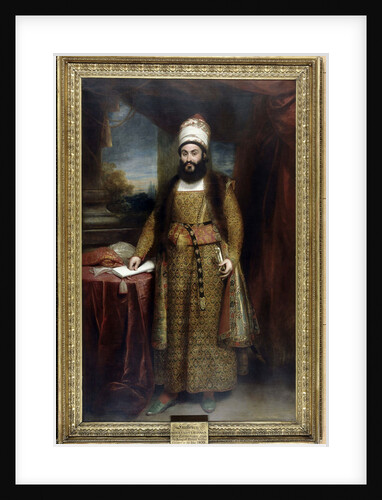 Portrait of Mirza Abul Hasan Khan Ilchi by Sir William Beechey