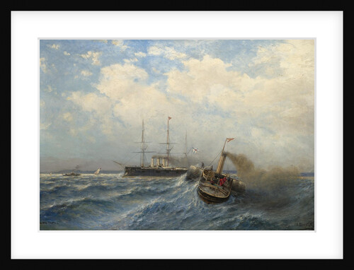 Pilot boarding by Alexei Petrovich Bogolyubov