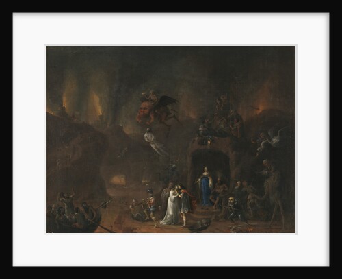 Orpheus and Eurydice in the Hell by Pieter Fris