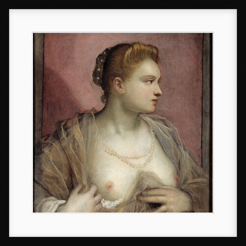 Lady Baring her Breast by Domenico Tintoretto