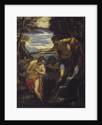 The Baptism of Christ by Domenico Tintoretto