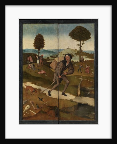 The Peddler (The Haywain Triptych, reverse) by Hieronymus Bosch