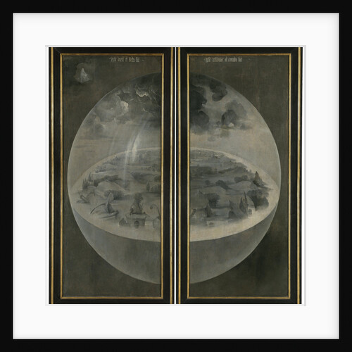The Garden of Earthly Delights. (Triptych, reverse: The Creation) by Hieronymus Bosch