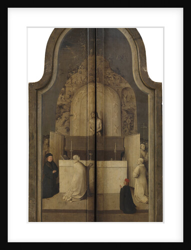 The Adoration of the Kings. (Triptych, reverse) by Hieronymus Bosch