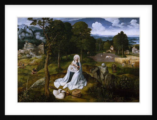 The Flight into Egypt by Joachim Patinir