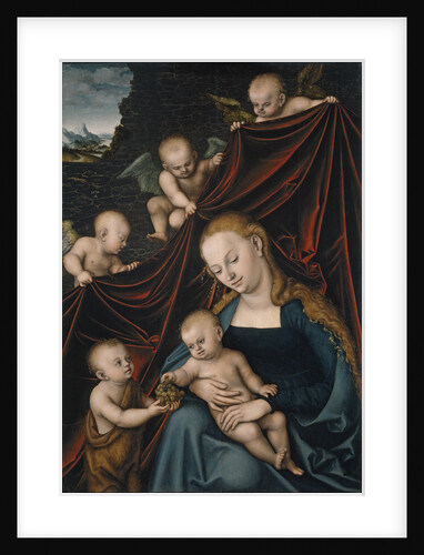 The Virgin and Child with Saint John and Angels by Lucas Cranach the Elder