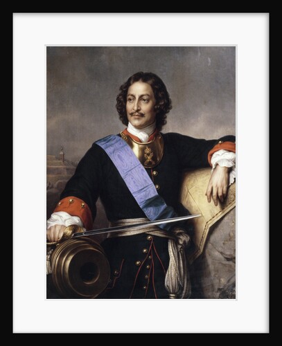 Portrait of Emperor Peter I the Great by Paul Hippolyte Delaroche