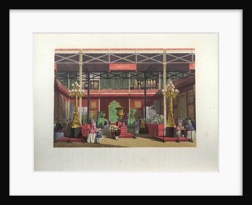 Russian Exhibition interior during the Great Exhibition in 1851 by Joseph Nash