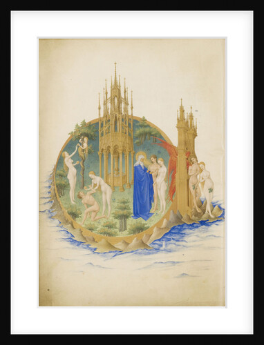 Garden of Eden (Les Très Riches Heures du duc de Berry) by Limbourg brothers