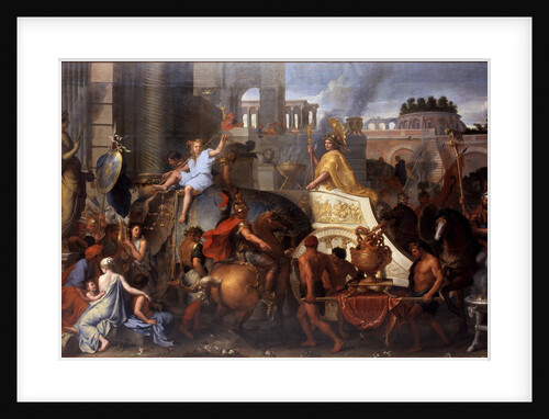 Alexander Entering Babylon (The Triumph of Alexander the Great) by Charles Le Brun