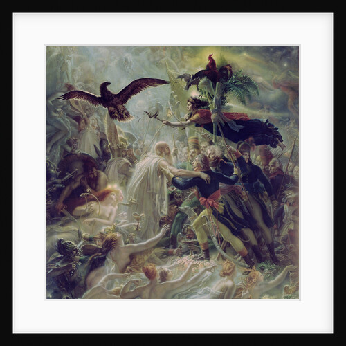 Apotheosis of  the French Heroes Who Died for Their Country During the War for Freedom by Anne Louis Girodet de Roucy Trioson