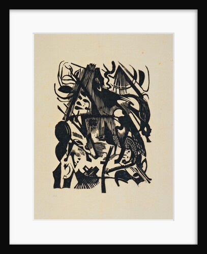 Birth of the Wolf by Franz Marc