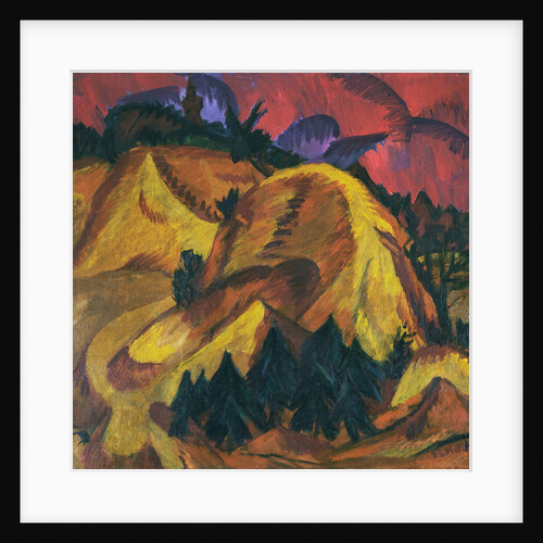 Sand Hills of the Engadin by Ernst Ludwig Kirchner