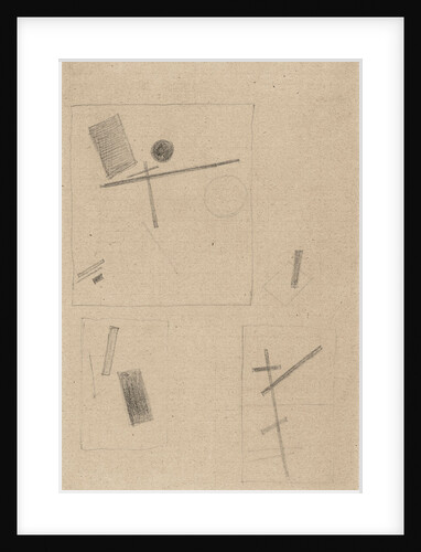 Suprematist Drawing by Kasimir Severinovich Malevich