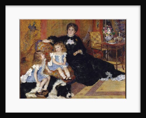 Madame Georges Charpentier and Her Children, Georgette-Berthe and Paul-Émile-Charles by Pierre Auguste Renoir