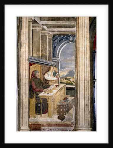 Francesco Petrarca in his study by Anonymous