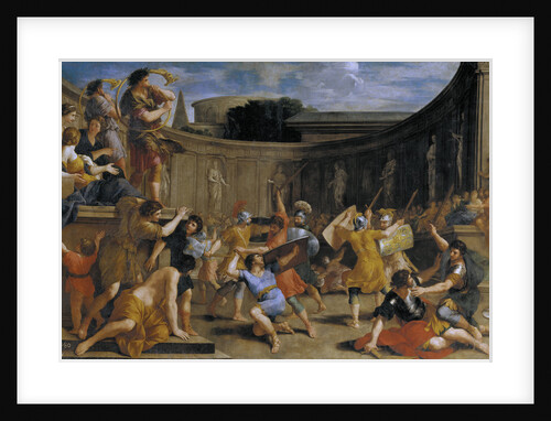 Roman gladiators by Giovanni Francesco Romanelli