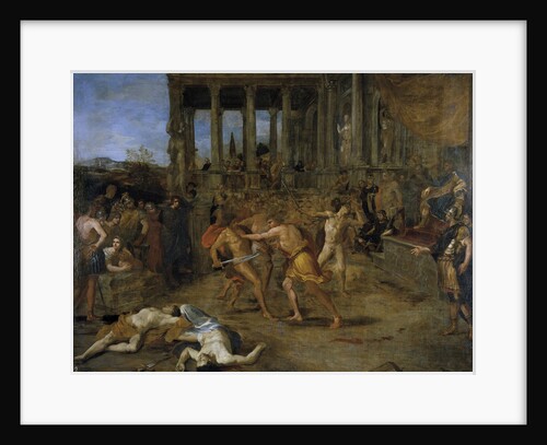 Gladiator Fights by Giovanni Lanfranco