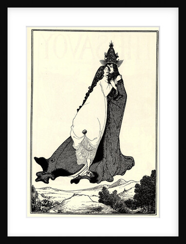 The Ascension of Saint Rose of Lima by Aubrey Beardsley