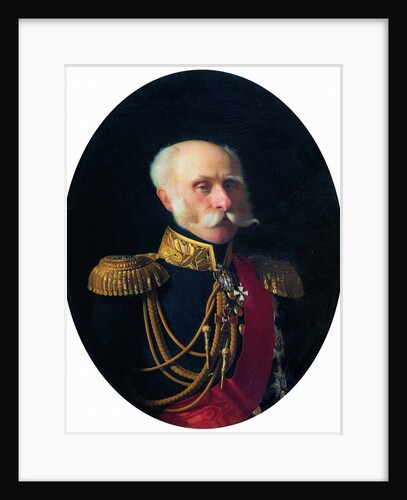 Portrait of Count Fyodor Petrovich Litke by Sergei Konstantinovich Zaryanko