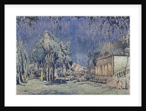 Stage design for the ballet Les Papillons by Robert Schumann by Léon Bakst