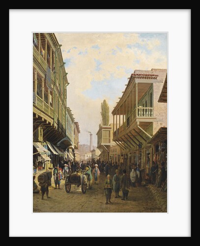 A street in Tiflis by Pyotr Petrovich Vereshchagin