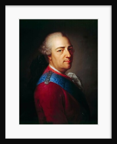 Portrait of the King Louis XV by Armand-Vincent de Montpetit