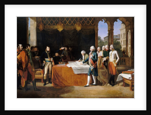 The Preliminaries of Leoben, 17th April 1797 by Guillaume Guillon Lethiére