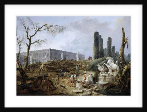 Bosquet des Bains dApollon by Hubert Robert