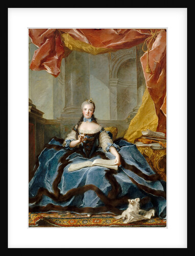 Princess Marie Adélaïde of France by Jean-Marc Nattier