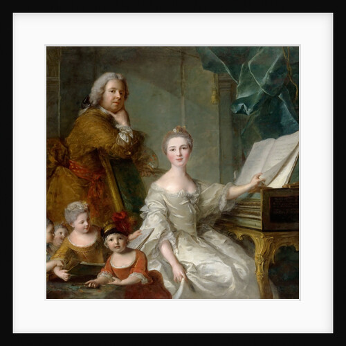Jean-Marc Nattier and his family by Jean-Marc Nattier